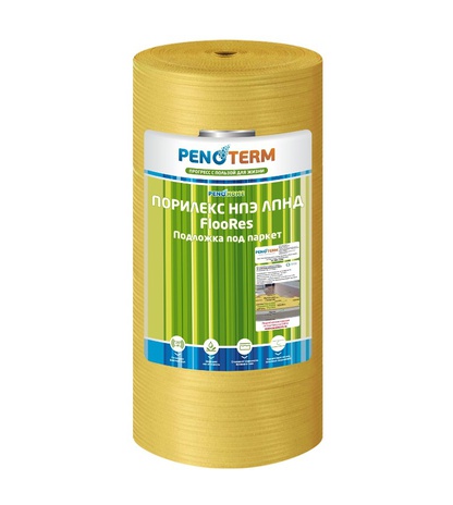 Вспененный полиэтилен Порилекс НПЭ ЛСКП зимнее бетонирование 1200х25х10 мм