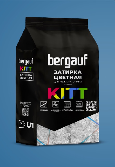 Затирка Bergauf Kitt, бежевая, 2кг