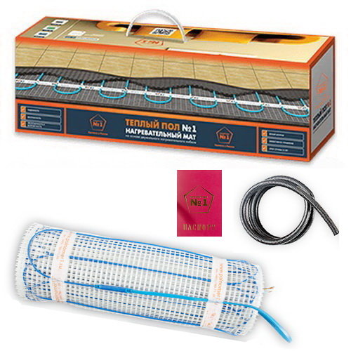 Нагревательный мат &quot;Теплый пол №1&quot; ТСП-75-0,5