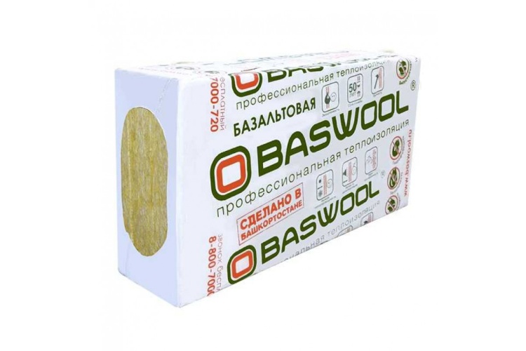 Утеплитель BASWOOL Фасад 110 1200х600х70 мм, 4 шт. уп
