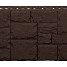 Grand Line Фасадная Панель крупный камень стандарт коричневый