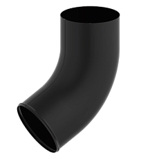 Колено трубы D100  45&quot;   RAL 7024  Графит